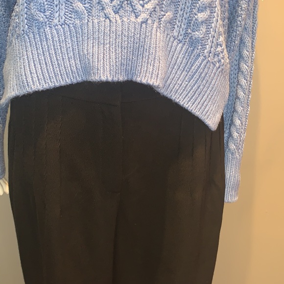 🖤 Akris Black Pleated Wide Leg Pants 🖤 - Picture 3 of 15